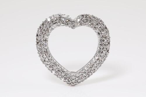 Diamond Heart Shaped Pendant