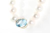 Pearl and Topaz Necklace - 3