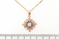 Morganite and Diamond Pendant - 2