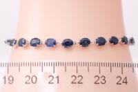 10.43ct Royal Blue Sapphire Bracelet - 2