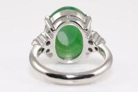 7.80ct Jade and Diamond Ring - 4
