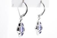 Tanzanite and Diamond Earrings - 4