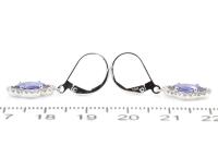 Tanzanite and Diamond Earrings - 5