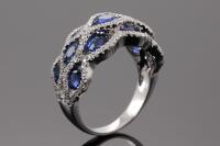 Sapphire and Diamond Ring - 5