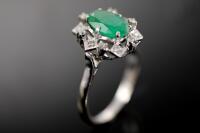 Emerald and Diamond Ring - 5