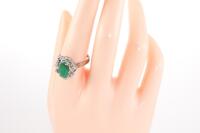 Emerald and Diamond Ring - 6