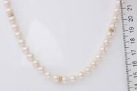 Pearl Necklace with Diamonds - 3