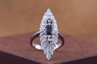 Sapphire and Diamond Ring - 7