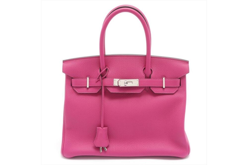 Sold at Auction: Hermes 30cm Rose Pourpre Leather Birkin Bag PHW