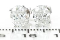 2.01ct Diamond Stud Earrings GIA D & E VS2 - 4