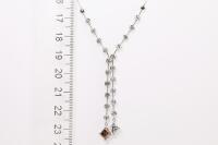 Fancy Brown & White Diamond Necklace - 3