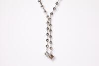 Fancy Brown & White Diamond Necklace - 6