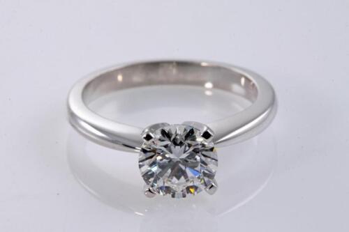 1.55ct Round Diamond Solitaire RIng GIA D VS1