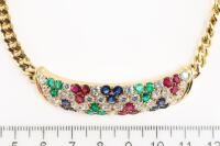 Mixed Gemstone & Diamond Necklace - 2