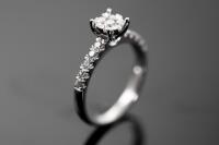 Engagement and Wedding Ring Set - 9