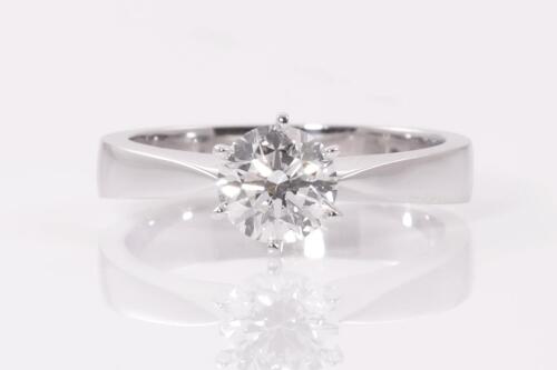 1.00ct Diamond Solitaire Ring GIA D VS2