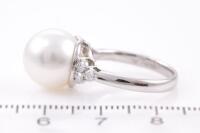 11.5mm South Sea Pearl and Diamond Ring - 3