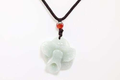 Lotus Jade Pendant