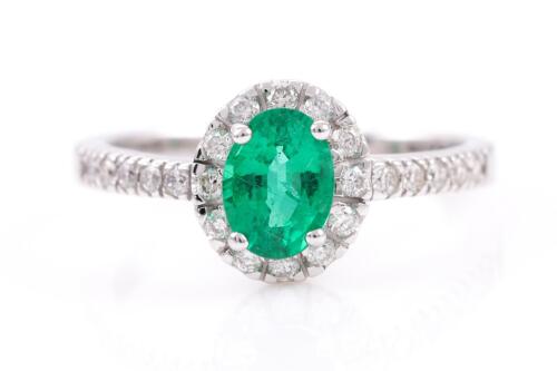 Emerald and Diamond Ring