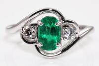 Emerald and Diamond Ring