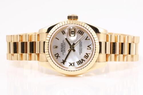 Rolex 18ct Yellow Gold Ladies Watch 179178