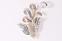 Diamond Bird Design Brooch