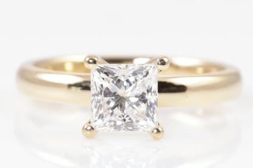 1.00ct Diamond Solitaire Ring GIA H SI1