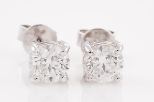 1.42ct Diamond Studs GSL G P2