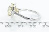 4.53ct Fancy Light Yellow Diamond Halo Ring GIA SI1 - 4