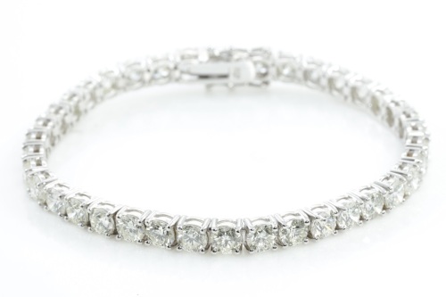 12.93ct Diamond Tennis Bracelet