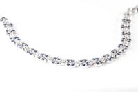 3.75ct Sapphire and Diamond Necklace