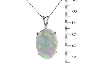 16.70ct Black Opal and Diamond Pendant - 3