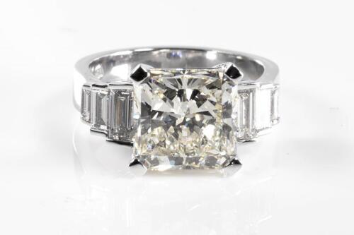 5.01ct Centre Diamond Ring GIA L VS2