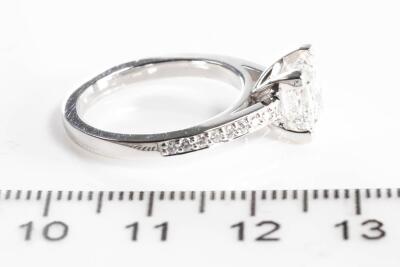 2.01ct Princess Cut Diamond Ring GSL H P1 - 3