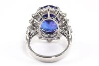 12.05ct Tanzanite and Diamond Ring - 2