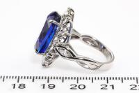 12.05ct Tanzanite and Diamond Ring - 7