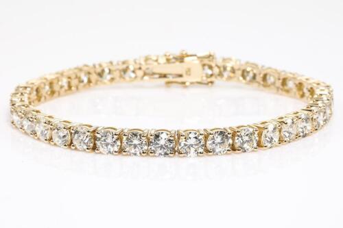 14.90ct Diamond Tennis Bracelet