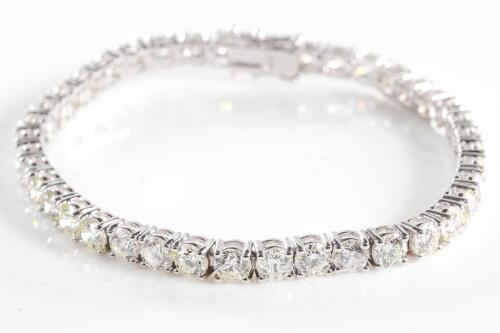 12.17ct Diamond Tennis Bracelet