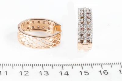 2.29ct Champagne Diamond Earrings - 5