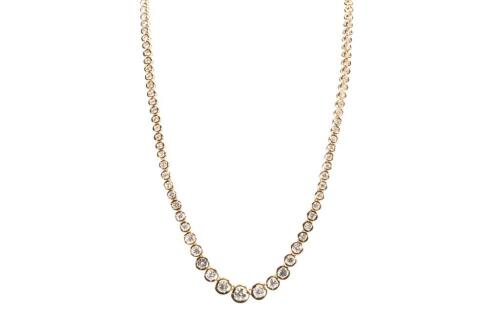 5.69ct Diamond Tennis Necklace