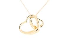 Tiffany & Co Double Open Heart Pendant