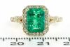 2.55ct Emerald and Diamond Ring - 2
