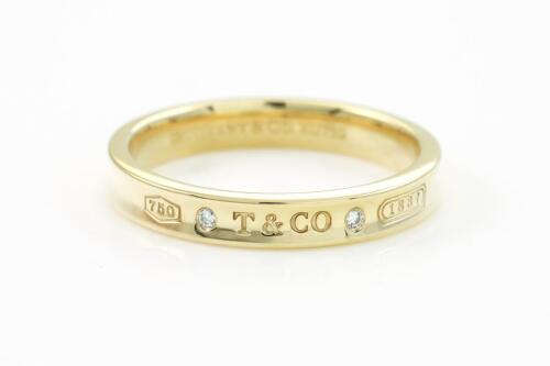 Tiffany & Co 1837 Diamond Mens Ring