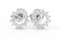 Tiffany & Co Open Circle Diamond Earrings