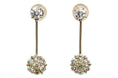 1.01ct Diamond Earrings