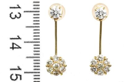 1.01ct Diamond Earrings - 2