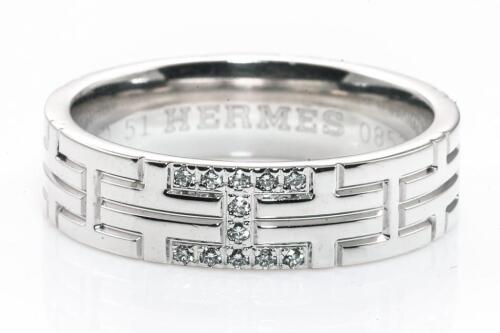 Hermes Kilim Diamond Ring