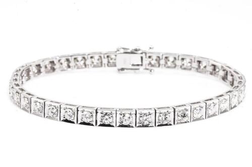 3.91ct Diamond Tennis Bracelet