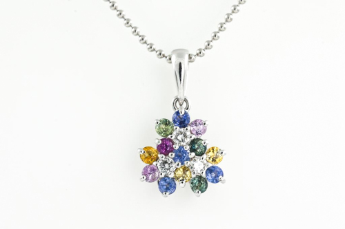 Sapphire and Diamond Pendant