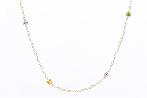 18ct Yellow Gold Ladybug Necklace